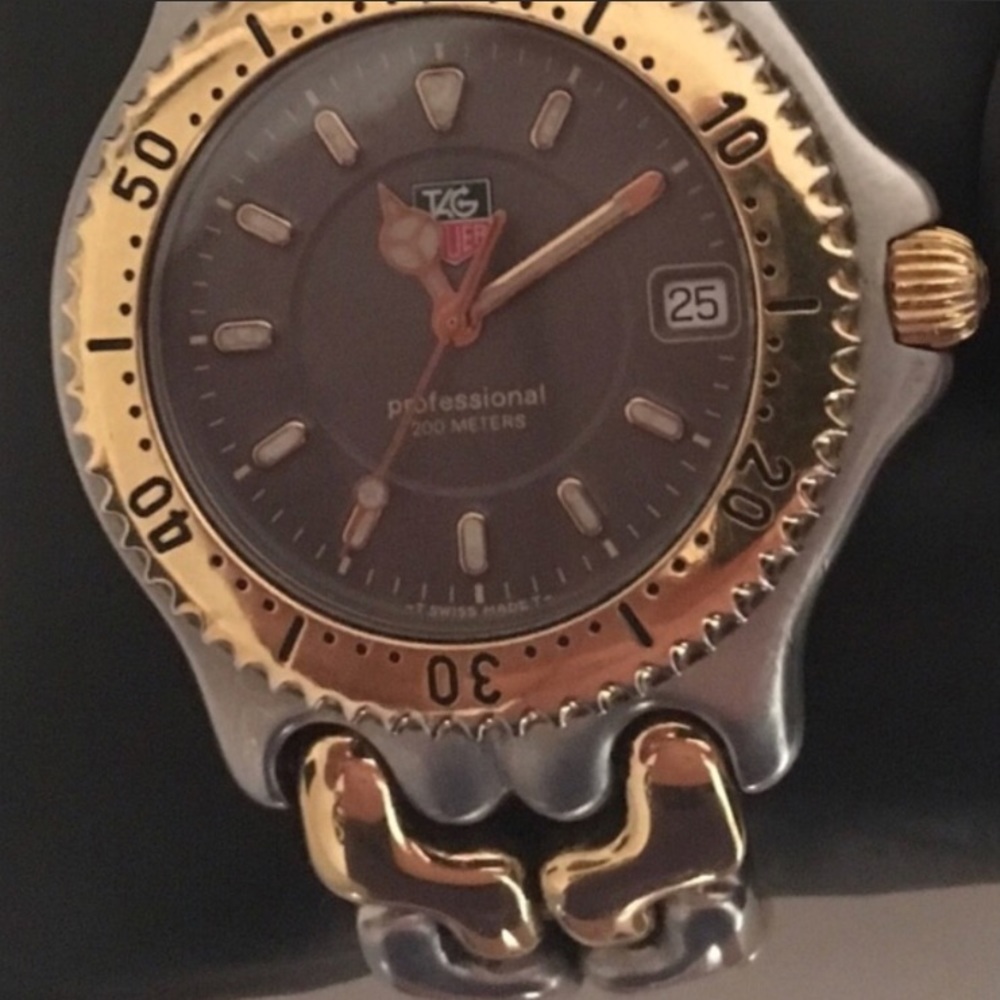 Tag Heuer Men's watch two tone gold! Great shape!